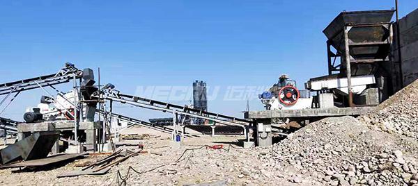陕西400T/H金矿石破碎生产线
