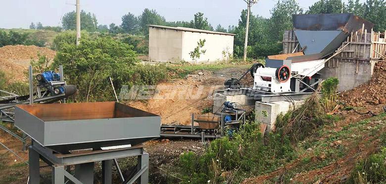 甘肃300T/H铜矿石破碎线