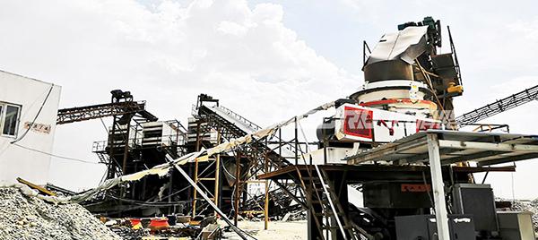 河北承德300T/H金矿石破碎生产线